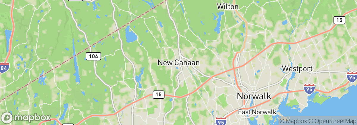 Map: New Canaan, CT