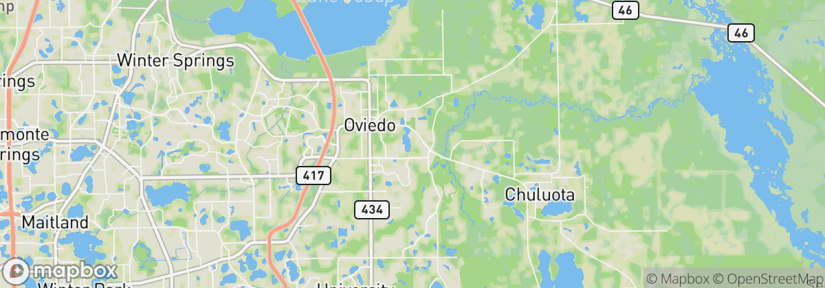 Map: Oviedo, FL