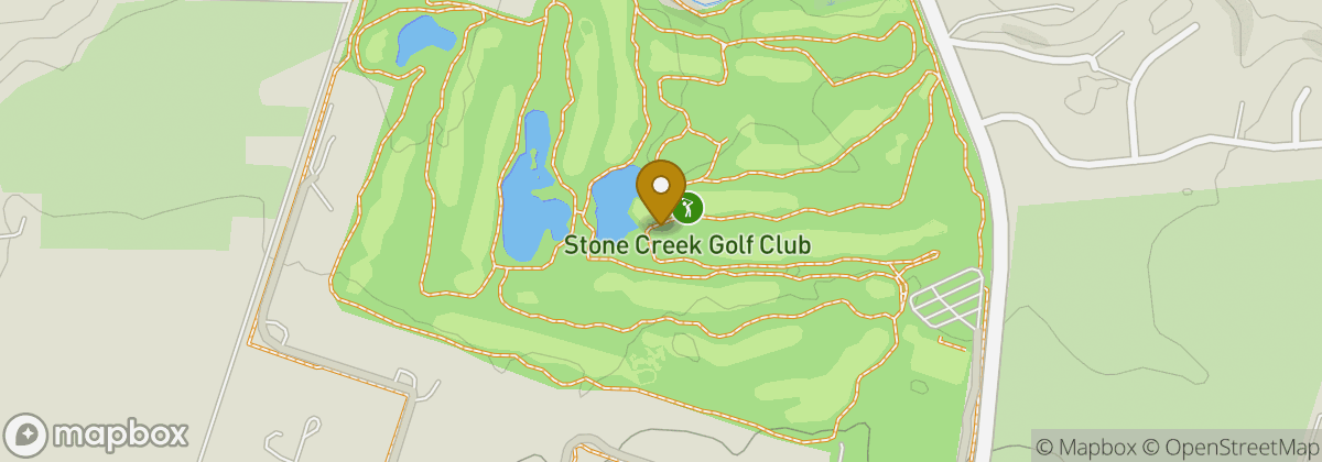 Map location: Stone Creek Golf Club