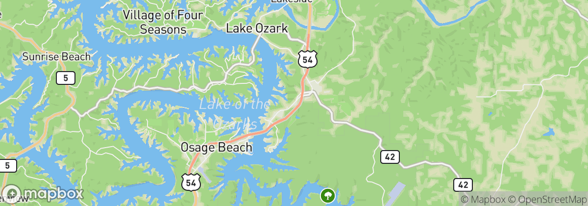 Map: Osage Beach, MO