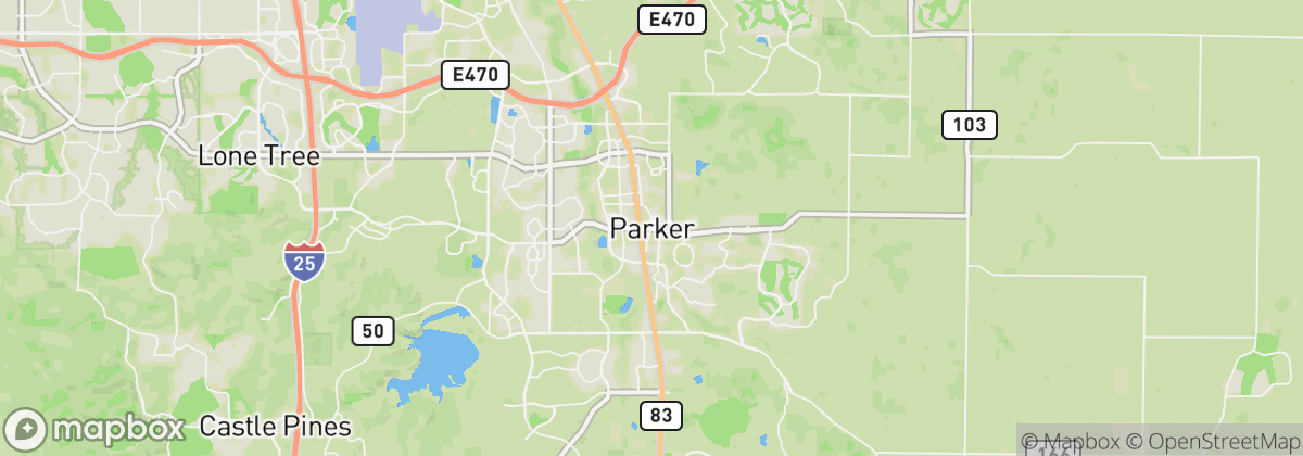 Map: Parker, CO