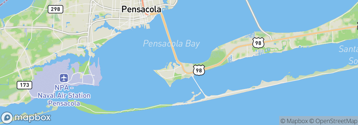Map: Gulf Breeze, FL