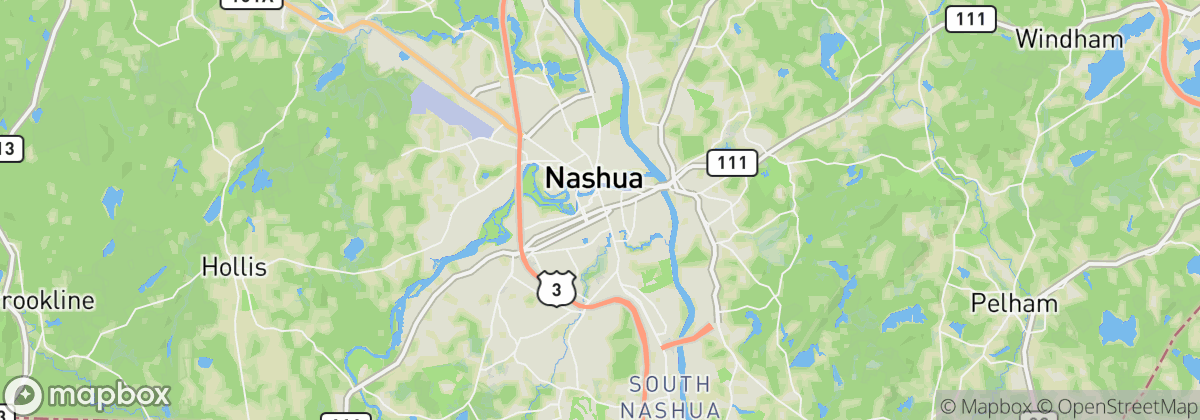 Map: Nashua, NH