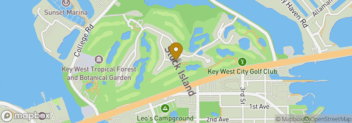 Map location: Key West City Golf Club