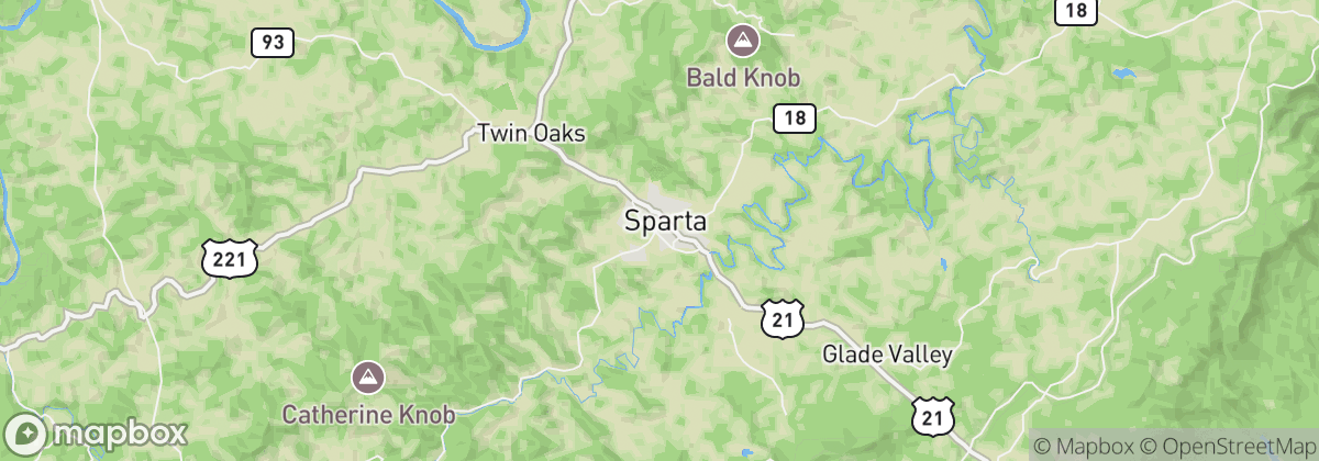 Map: Sparta, NC
