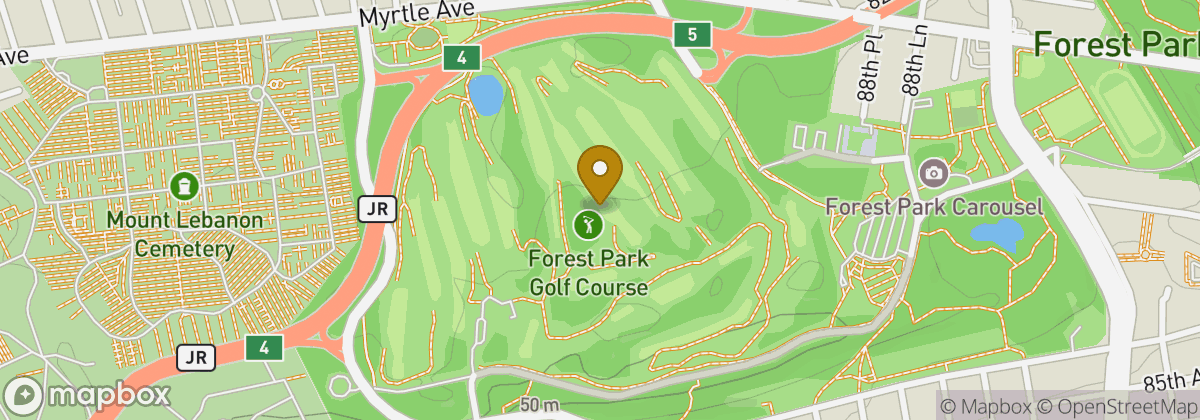 Map location: Forest Park Golf Course