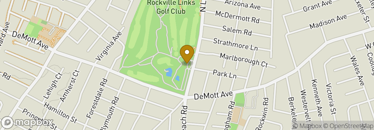 Map location: Rockville Links Club