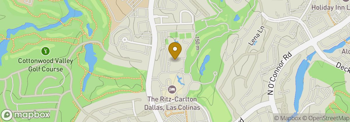 Map location: TPC Las Colinas