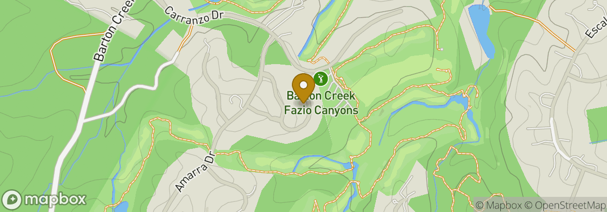 Map location: Barton Creek Fazio Canyons