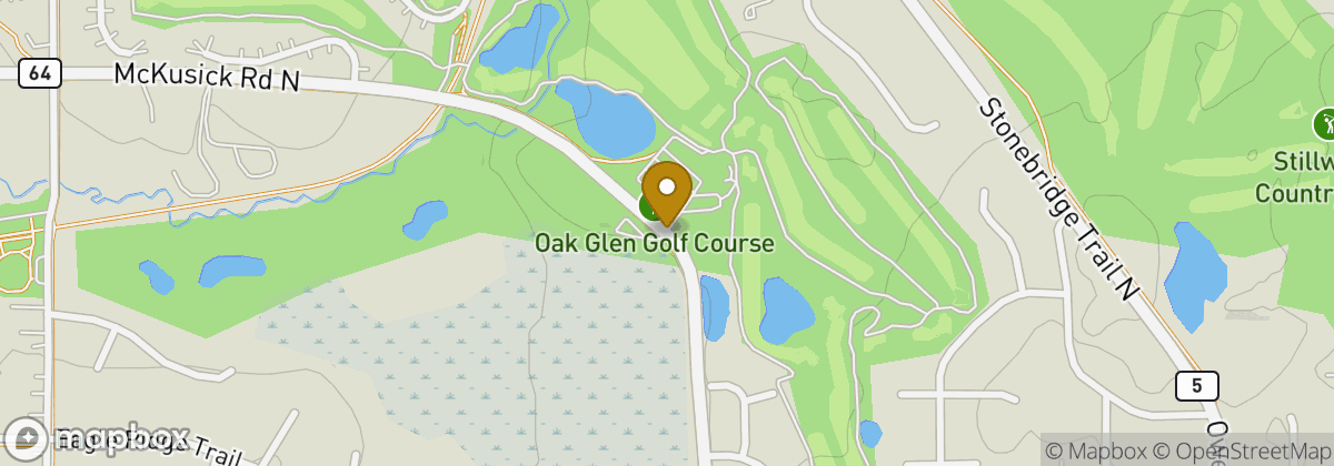 Map location: Oak Glen Golf Course and Event Center