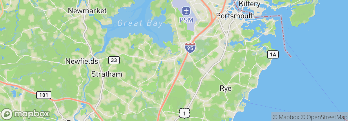 Map: Greenland, NH