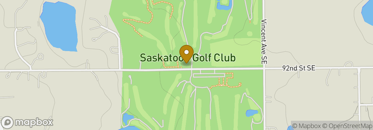Map location: Saskatoon Golf Club