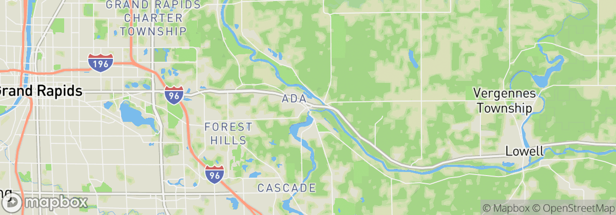 Map: Ada, MI