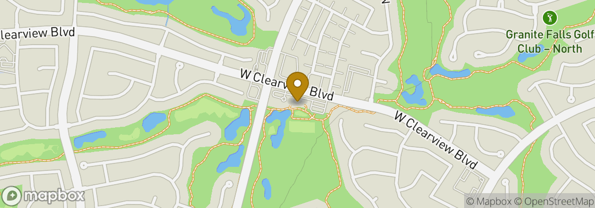 Map location: Granite Falls Golf Club