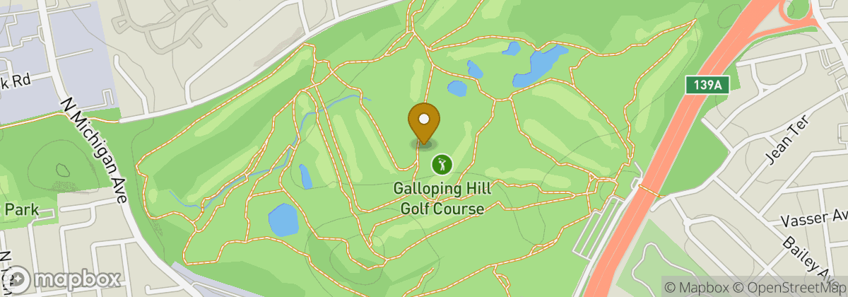 Map location: Galloping Hill Golf Course