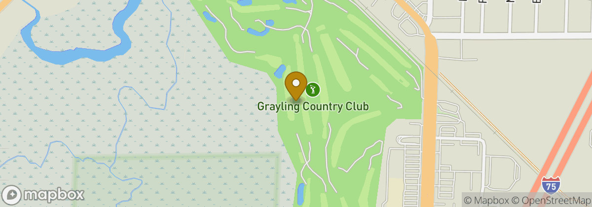 Map location: Grayling Country Club