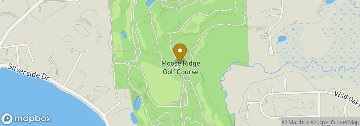 Map location: Moose Ridge Golf Course