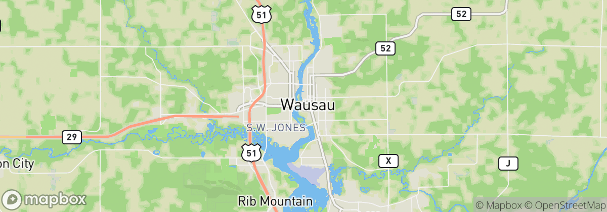 Map: Wausau, WI