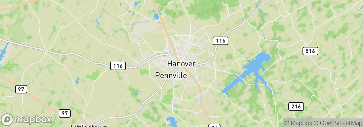 Map: Hanover, PA
