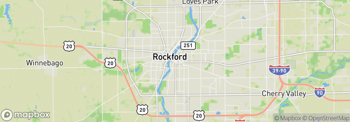 Map: Rockford, IL
