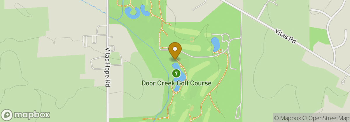 Map location: Door Creek Golf Course