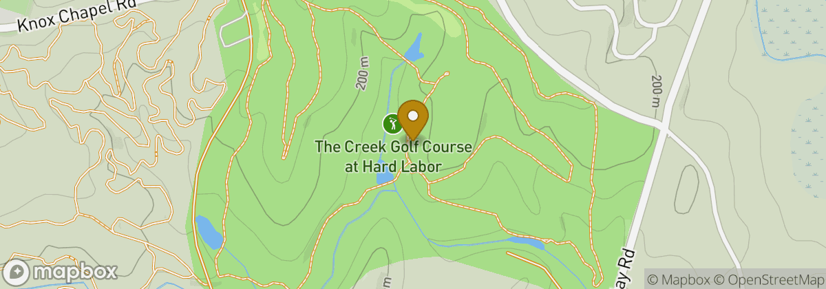 Map location: The Creek Golf Course at Hard Labor Creek