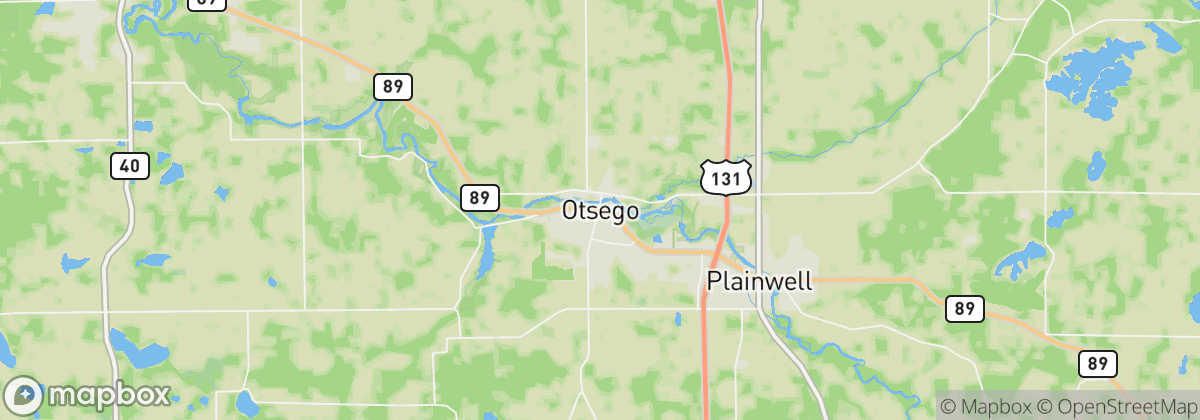 Map: Otsego, MI