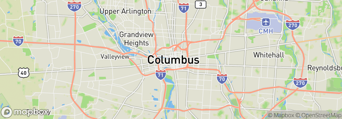 Map: Columbus, OH
