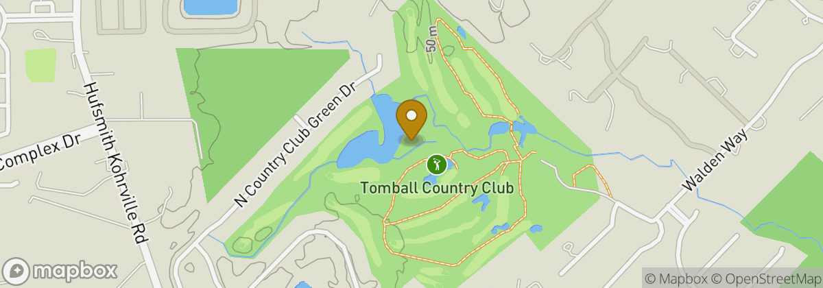 Map location: Tomball Country Club
