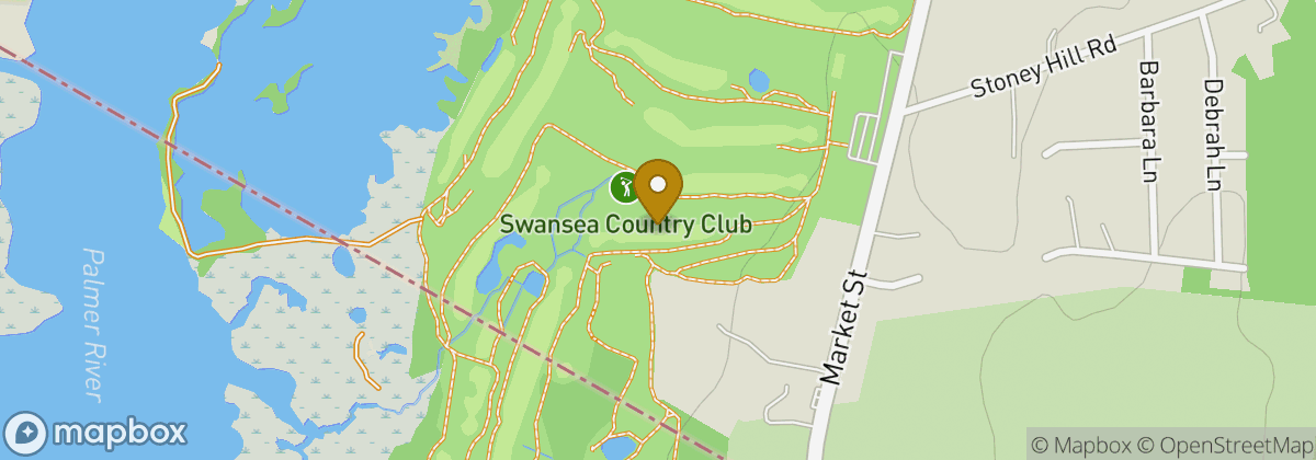 Map location: Swansea Country Club