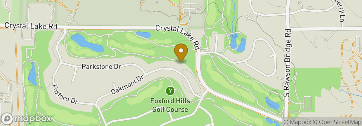 Map location: Foxford Hills Golf Course