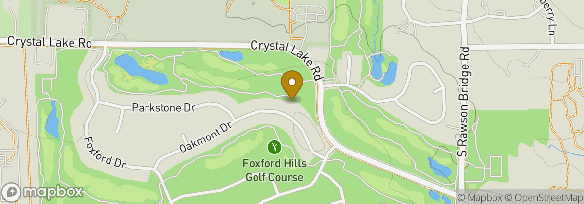 Map location: Foxford Hills Golf Course