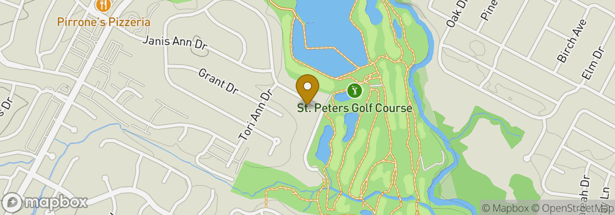 Map location: St. Peters Golf Course