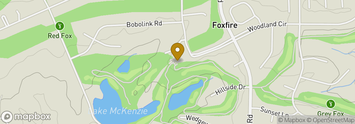 Map location: Foxfire Resort & Golf