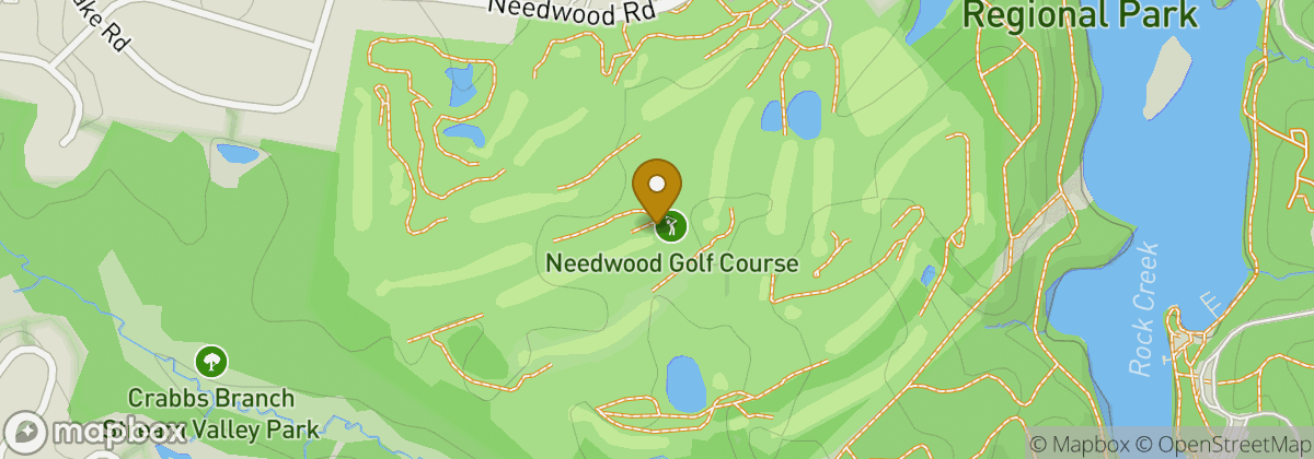 Map location: Needwood Golf Course