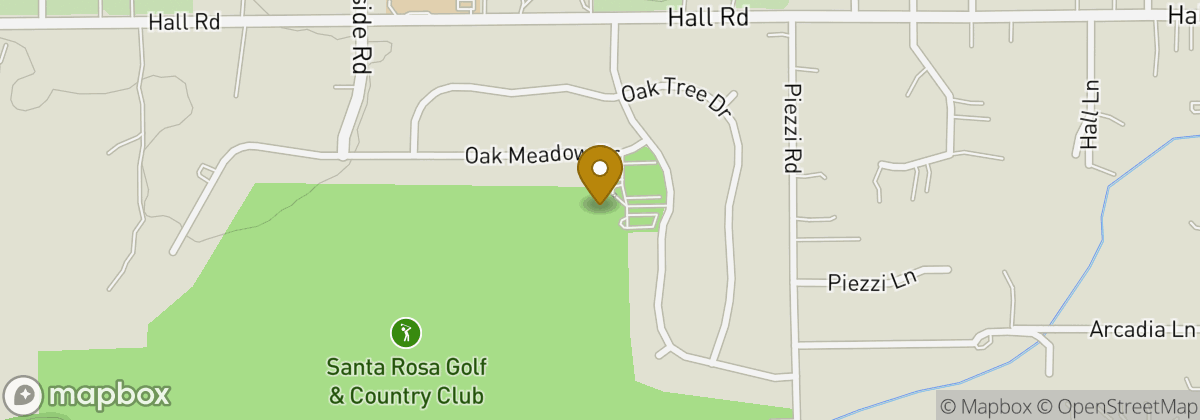 Map location: Santa Rosa Golf & Country Club - CA