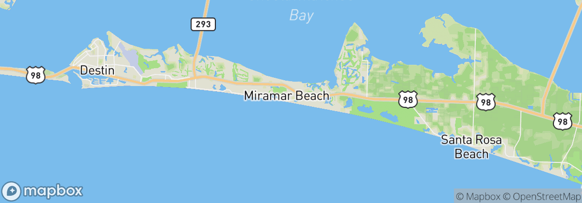 Map: Miramar Beach, FL