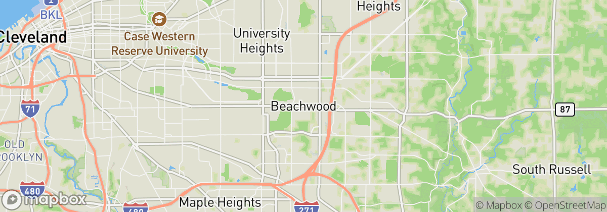 Map: Beachwood, OH