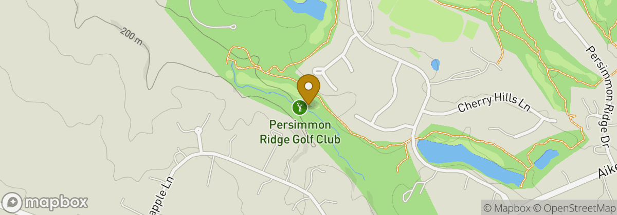 Map location: Persimmon Ridge Golf Club