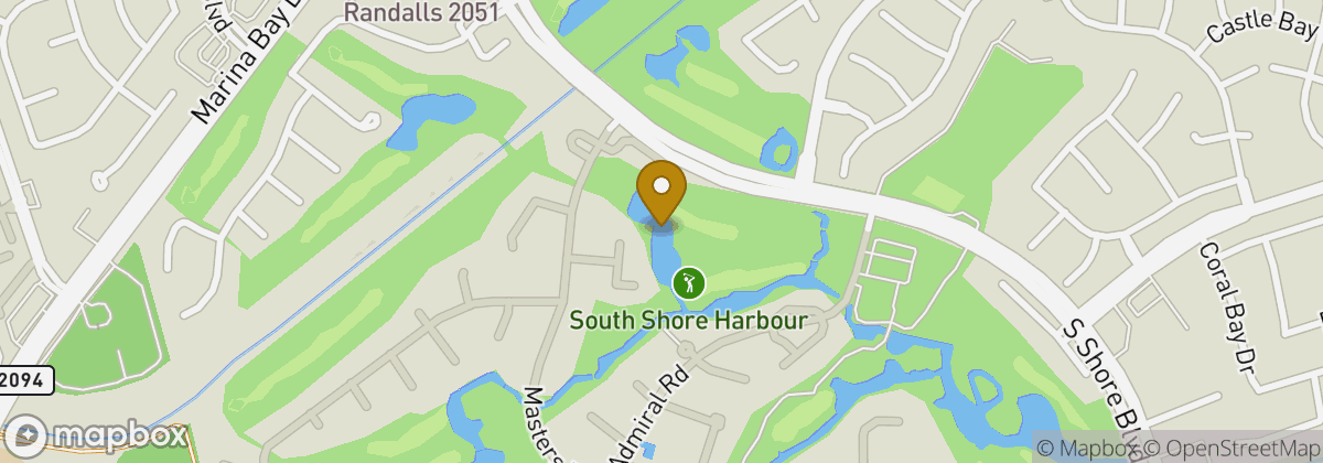 Map location: South Shore Harbour Country Club