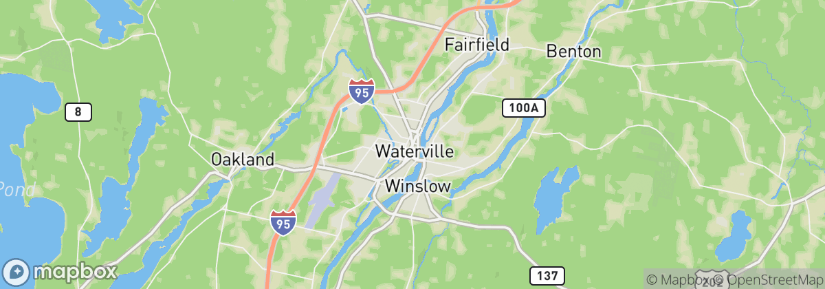 Map: Waterville, ME