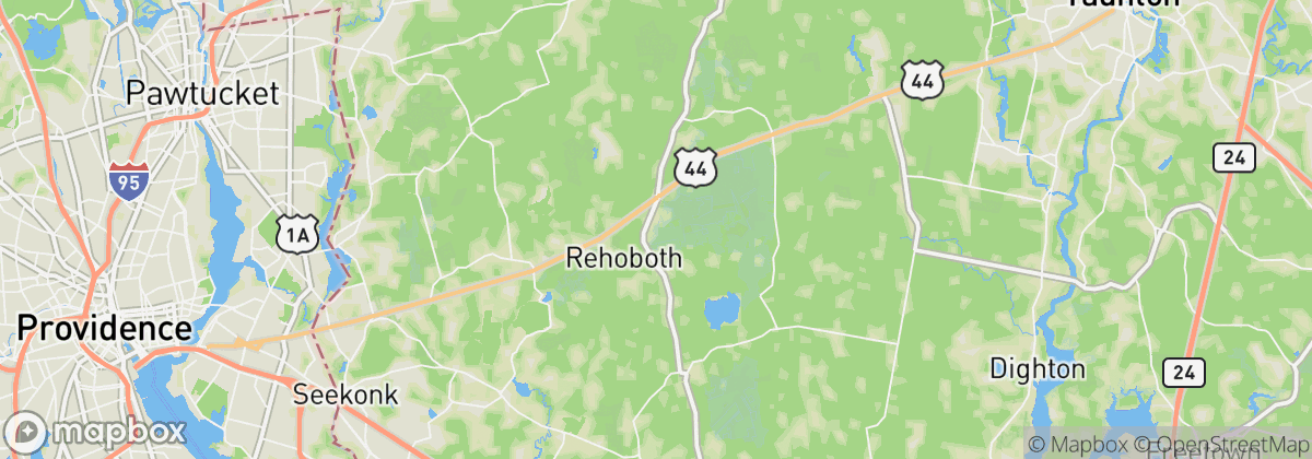Map: Rehoboth, MA