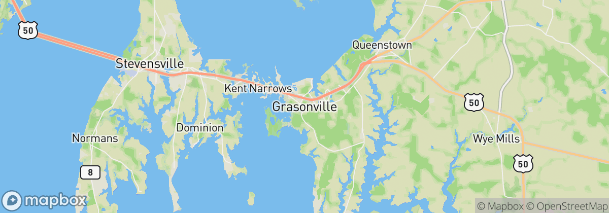 Map: Grasonville, MD