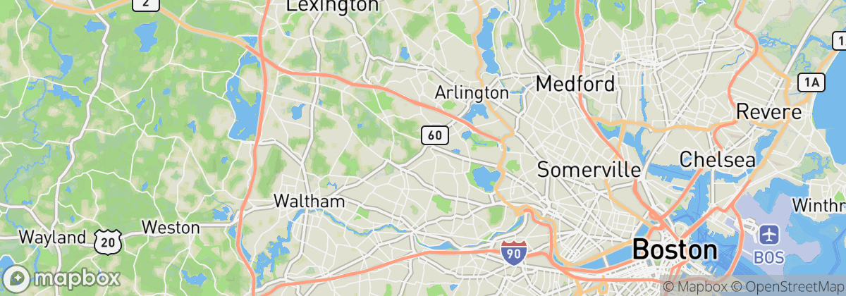 Map: Belmont, MA