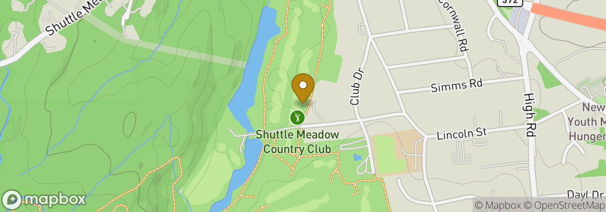 Map location: Shuttle Meadow Country Club
