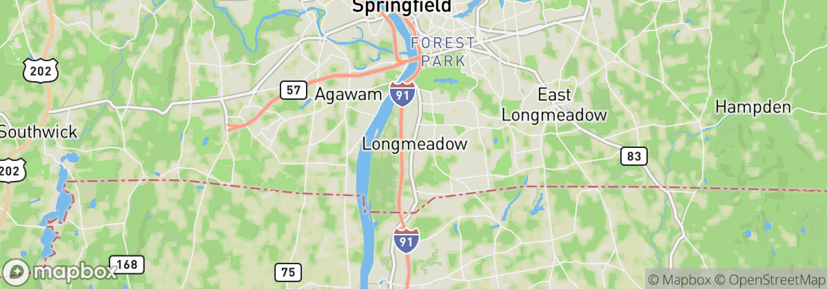Map: Longmeadow, MA