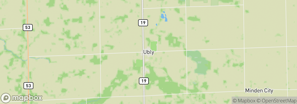 Map: Ubly, MI