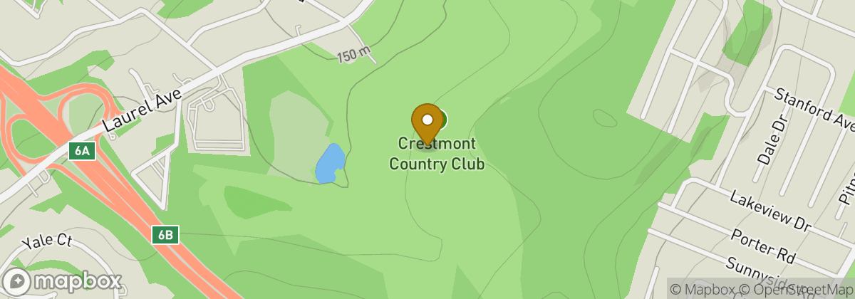 Map location: Crestmont Country Club