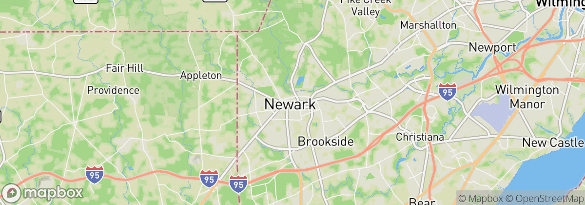 Map: Newark, DE