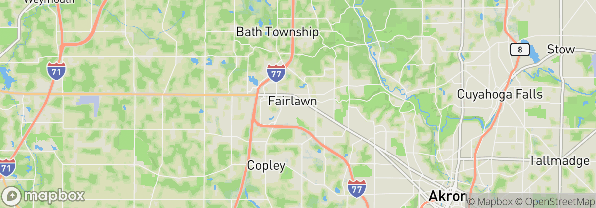 Map: Fairlawn, OH